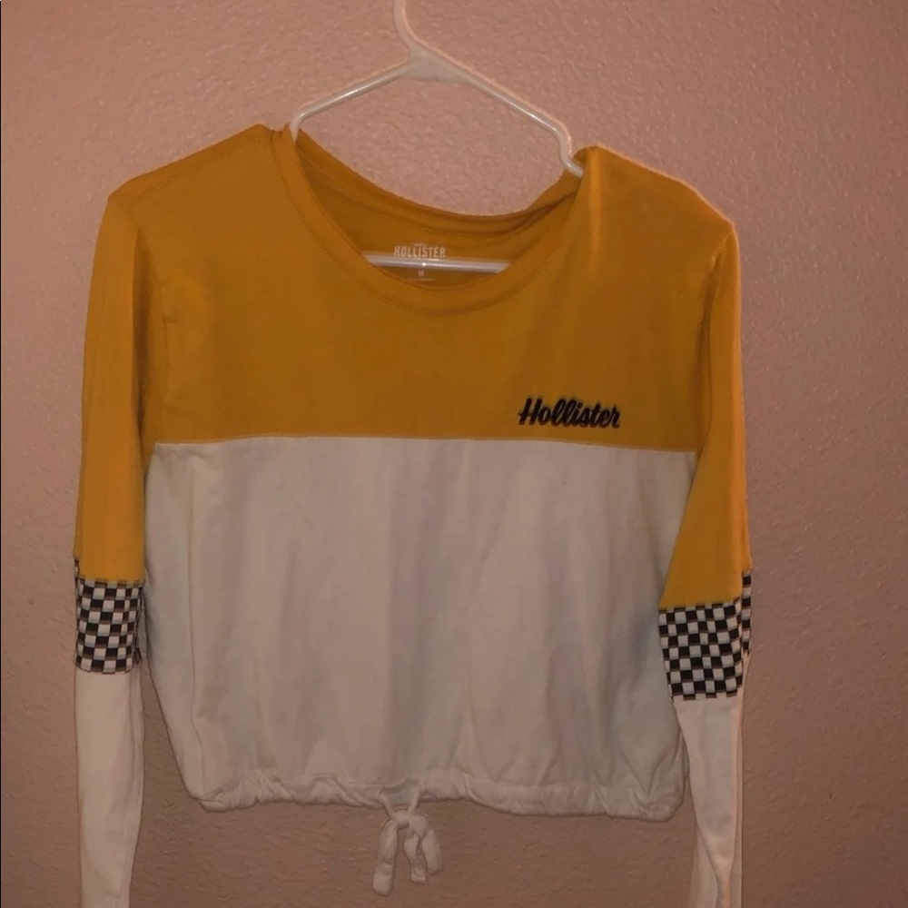 Hollister yellow long sleeve